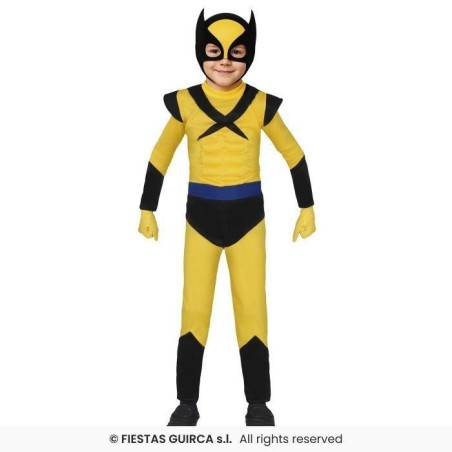 DISFRAZ YELLOW HERO LOBEZNO 7-9 AÑOS